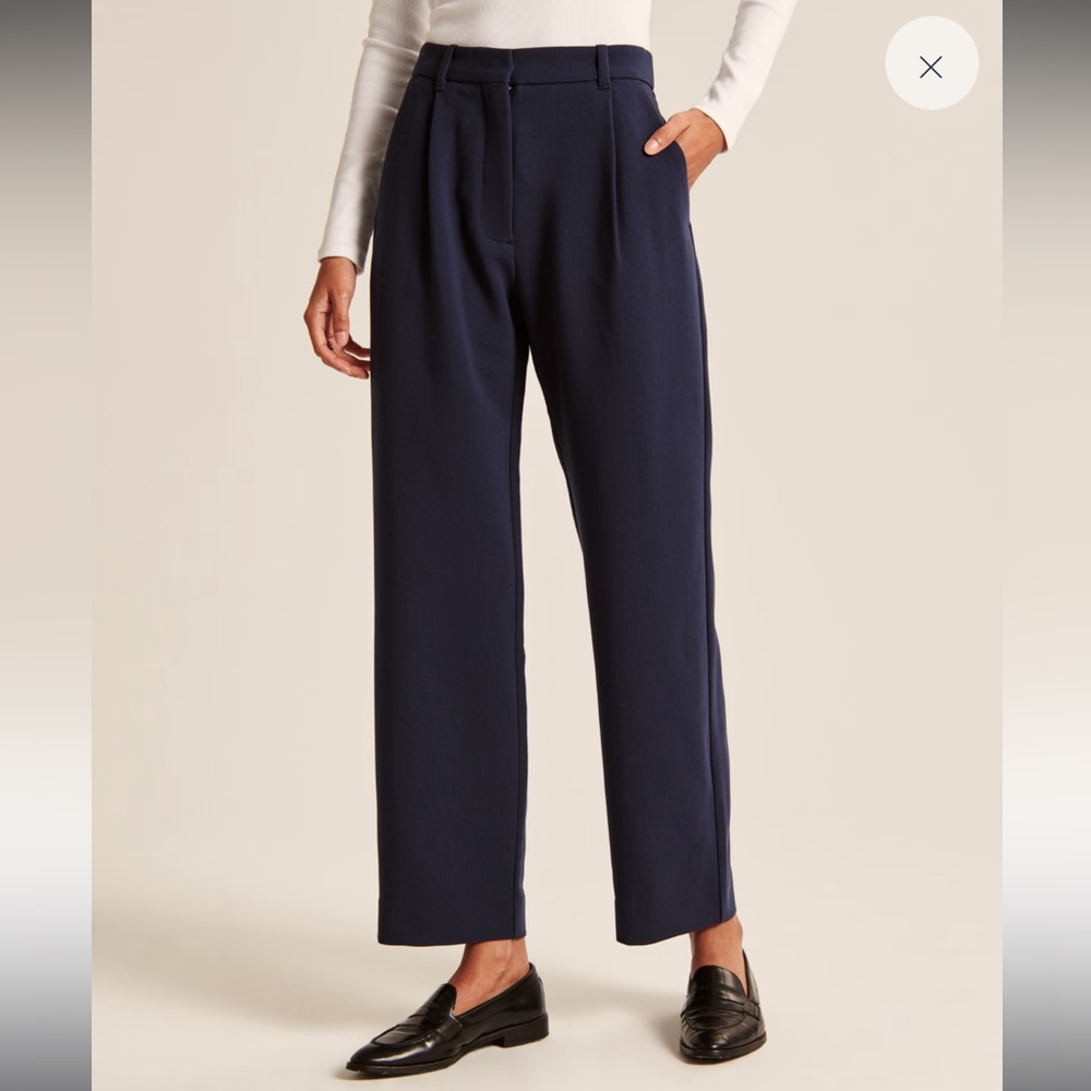 Abercrombie Tailored Relaxed Straight Pant